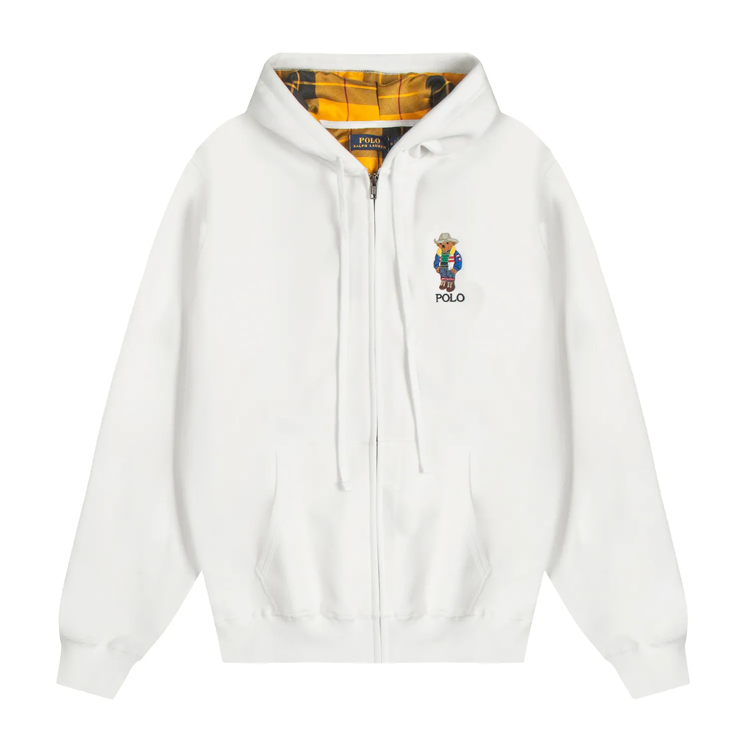 P270 White background picture [Popular item] Style number: 25104# Color: Navy blue/hemp gray/white Size: S to XL - Ralph Lauren/Ralph Lauren 2025AW Autumn and Winter bear series stacked topstitch design plaid lining hooded cardigan zipper sweatshirt - original workmanship consistent professional four-needle six-thread topstitch design✅ - face 370g double-sided cotton heavyweight fabric Contrast color yarn-dyed plaid inside ✅| - Highly restored customized brand zipper 0.8 pure cotton high-density hook and loop bonnet ✅ - RL limited design style Colorful bear logo precision embroidery Bright color contrasting plaid hood inside The upper body is colorful and distinguishes the classic style. Both men and women can easily control it. Simple and clean, versatile and can go wrong. Exposed topstitch 0.8 cm retro primary color hook and loop drawstring. Every detail is perfect.